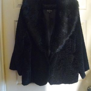 Dennis Basso plus size coat 3x black,Winter coat